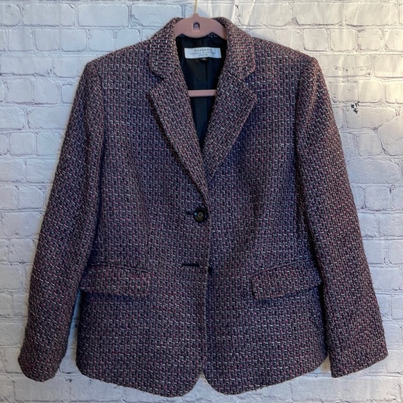 Tahari Levine Tweeded Blazer - Picture 8 of 8